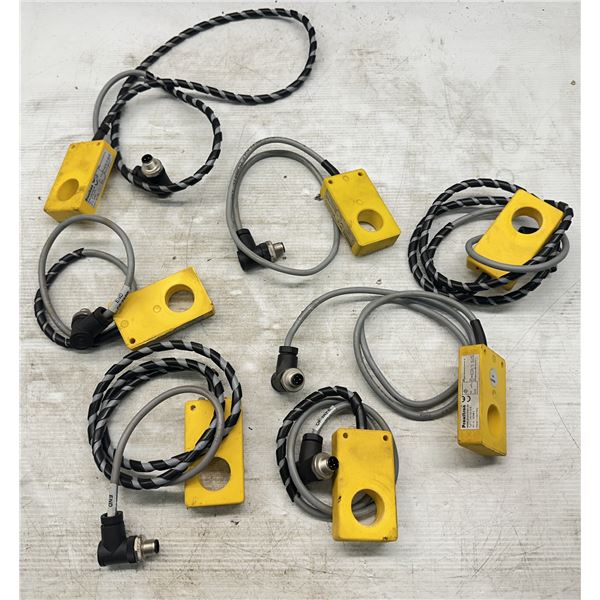 Lot of (7) Proxitron #2034B-3 / IKV 025.23 G Inductive Rings Sensors