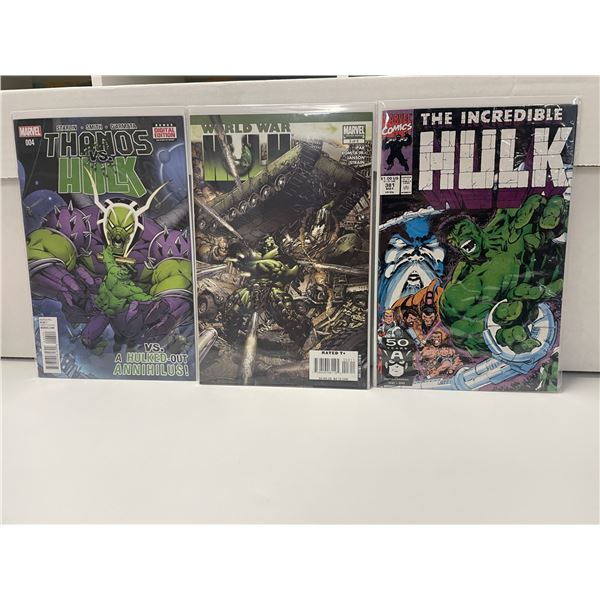 Incredible Hulk Vol. 1 # 381, World War Hulk #3,  Thamos vs. Hulk