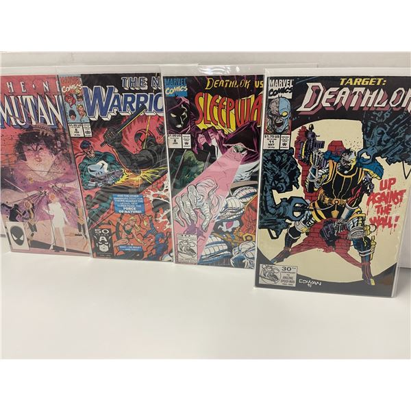 Sleepwalker #8, Deathlok Vol. 2 # 11, New Warriors Vol. 2 #8, New Mutants Vol. 1 #31