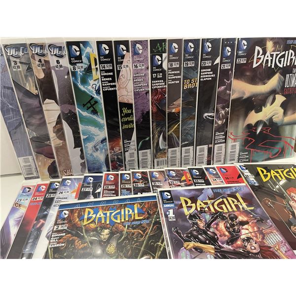 Batgirl Vol. 4, HUGE LOT !!!!    ISSUES 2-4, 6,8,14-34, 36, 38 Annuals 1, 2