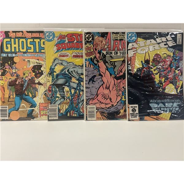 Atari Force Vol 2 #5, Arak Son of Thunder #31, All-Star Squadron #17,Ghosts #90