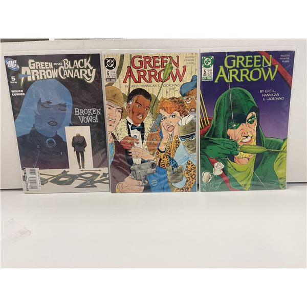 Green Arrow/Black Canary Vol. 1 #5 ,Green Arrow Comic Book from July 1988 Issue 6,Green Arrow (1987)