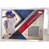 Image 1 : Topps Javier Brez Baseball card with piece of jersey