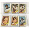 Image 1 : 1976 O Pee Chee Fighting Saints and Mariners , SIX CARDS