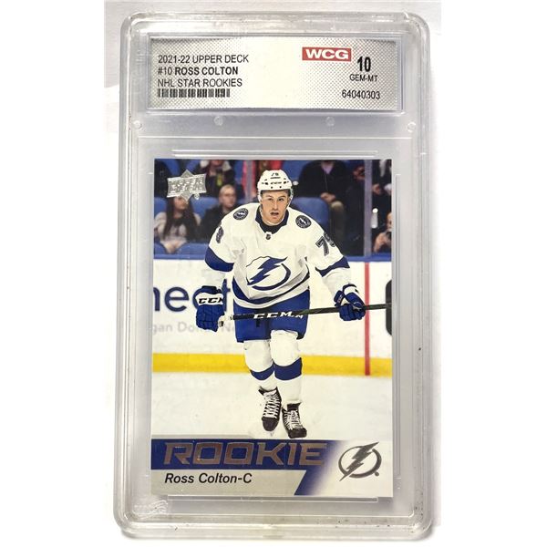 2021 Upper Deck Graded WCG 10 Gem MT
