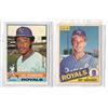 Image 1 : 1985 O.P.C.  and 1976 Topps Chewing Gum  ROYALS  Al Cowens and Bret Saberhagen