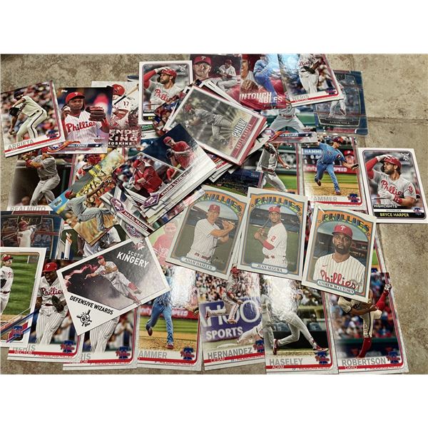 Philadelphia Phillies Baseball Cards as shown