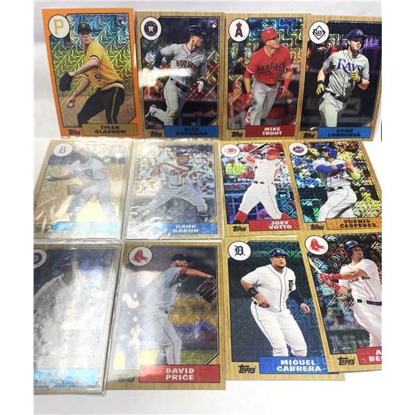 2017 Topps Series 1987 SILVER PACK 30th Anniversary Baseball Cards FIFTEEN CARDS