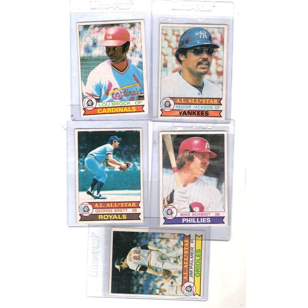 1979 O-Pee-Chee Baseball Cards,  TEN CARDS
