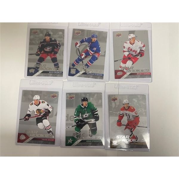 2024-25 Upper Deck Star Rookies 6 cards
