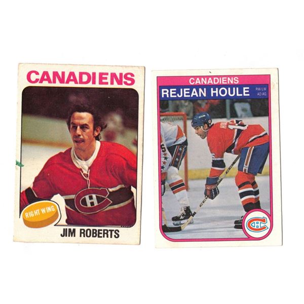 Vintage Montreal Canadiens Hockey Cards