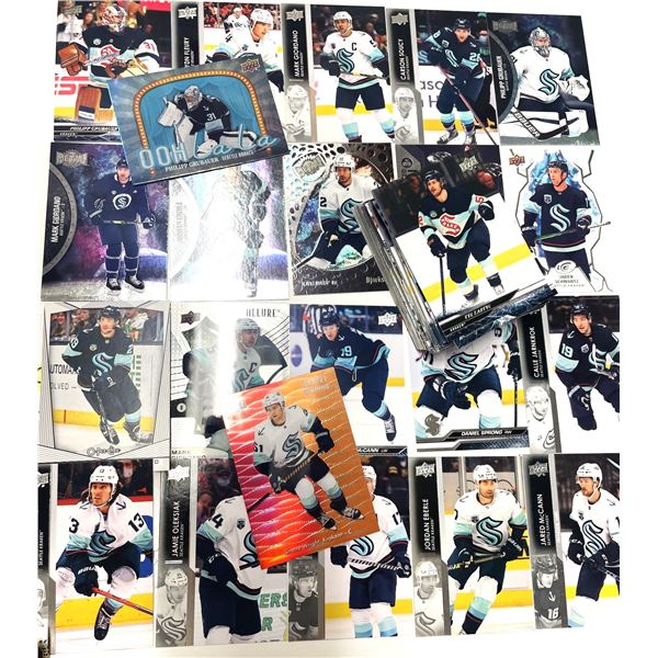 Seattle Kraken Hockey Cards As Shown