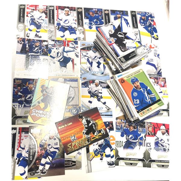 Tampa Bay Lightning Hockey Cards as shown