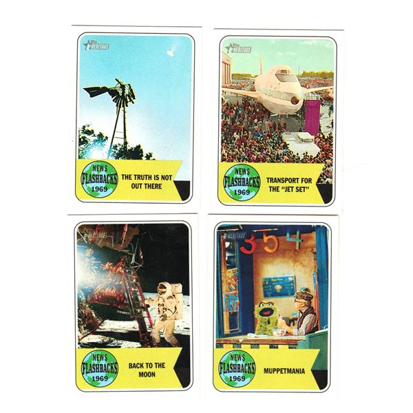 FOUR Topps 2018 News Flashbacks