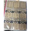 Image 2 : Hockey Team Check List Cards,  9 Sheets , 81 Cards