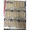 Image 3 : Hockey Team Check List Cards,  9 Sheets , 81 Cards