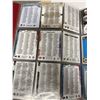 Image 8 : Hockey Team Check List Cards,  9 Sheets , 81 Cards