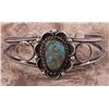 Image 5 : TURQUOISE SOUTHWEST-STYLE NAVAJO SILVER CUFFS