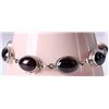 Image 1 : 9X10MM CABOCHON GARNET SOUTHWEST LADIES BRACELET