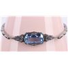 Image 1 : BEAUTIFUL VINTAGE NATURAL TOPAZ ART DECO BRACELET