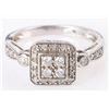Image 1 : STERLING SILVER DIAMOND LADIES RING