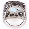 Image 3 : STERLING SILVER BLUE TOPAZ RING