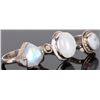 Image 2 : SOUTHWEST-STYLE MOONSTONE STERLING SILVER RINGS