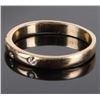Image 2 : DAINTY 14K YELLOW GOLD LADIES DIAMOND BAND