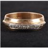 Image 1 : 14K YELLOW GOLD DIAMOND LADIES RING