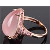 Image 3 : GORGEOUS ~5CT PINK OPAL & DIAMOND LADIES RING