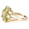 Image 2 : 14K YELLOW GOLD GREEN PERIDOT LADIES RING