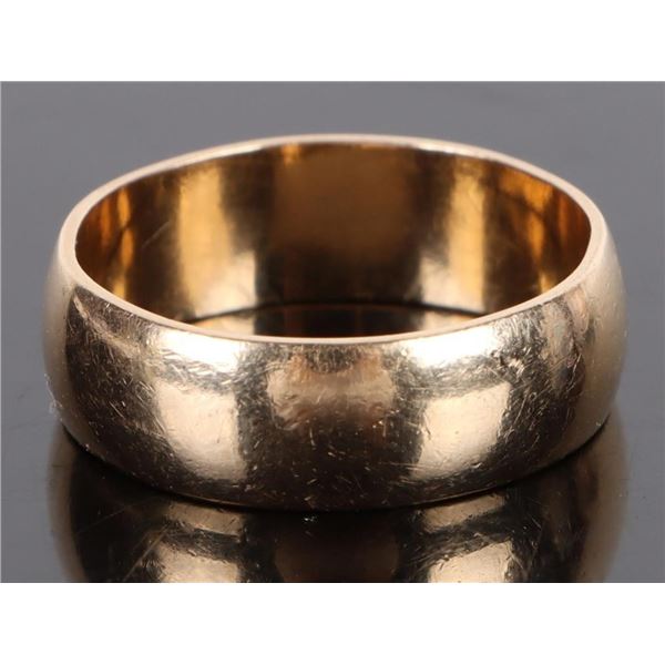 14K YELLOW GOLD WEDDING BAND