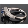 Image 3 : 14K DIAMOND & SAPPHIRE ENGAGEMENT RING SET