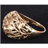 Image 3 : 10K YELLOW GOLD INTRICATE LEAF LADIES RING