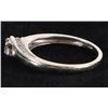 Image 2 : DAINTY 10K WHITE GOLD DIAMOND LADIES RING