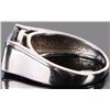 Image 2 : 3.0CT BLUE SAPPHIRE 10K WHITE GOLD LADIES RING