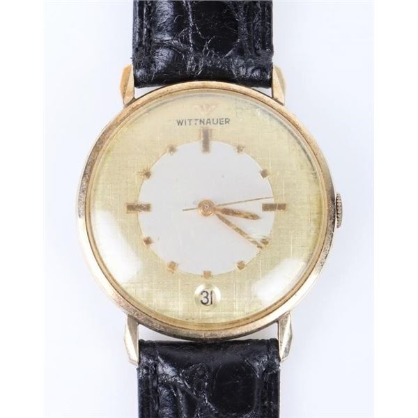 VINTAGE WITTNAUER 10K GF MANUEL WIND DRESS WATCH
