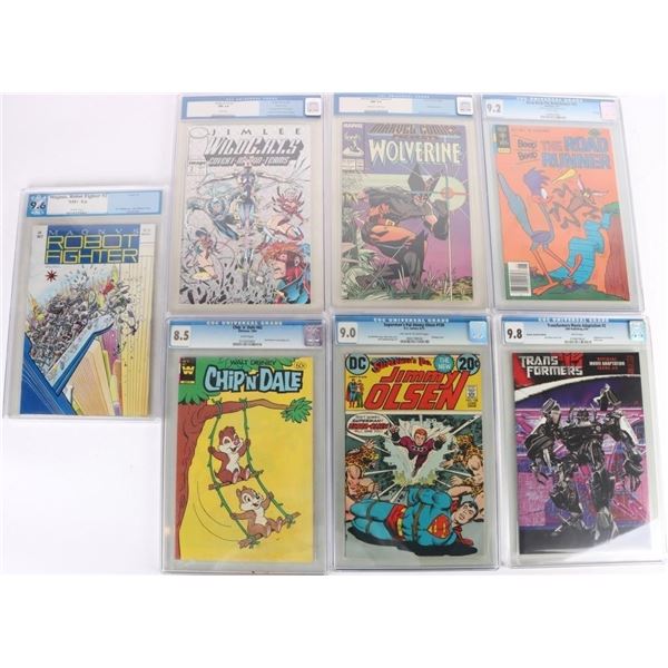 ASSORTED CGC HIGH GRADE BRONZE AGE COMICS - (7)