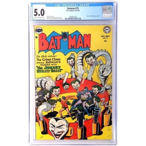 BATMAN #73 CGC 5.0 JOKER & VICKI VALE APPEARANCE