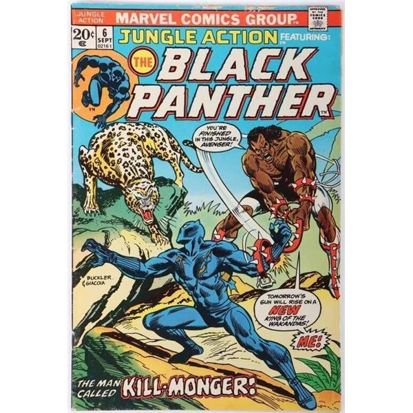 JUNGLE ACTION #6 MARVEL 1973 1ST APP. KILLMONGER