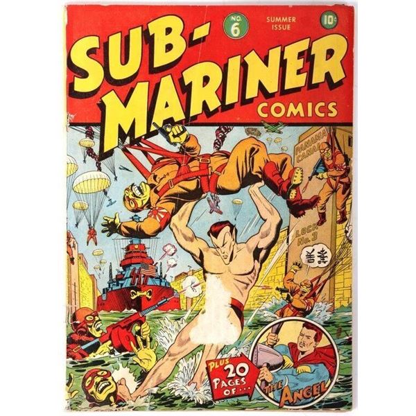 SUB-MARINER COMICS #6 COVER ART BY ALEX SCHOMBURG