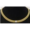 Image 1 : TIFFANY & CO 18K GOLD NATURAL  DIAMOND MESH CHOKER