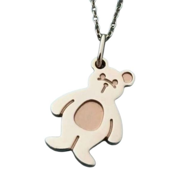 RARE TIFFANY & CO BEAR HUG PENDANT NECKLACE
