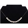 Image 1 : 6.8-7.3MM FRESHWATER PEARLS 14K GOLD NECKLACE