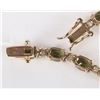 Image 3 : 10K YELLOW GOLD GREEN CITRINE LADIES BRACELET