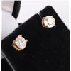 Image 2 : 14K YELLOW GOLD 0.90CTW DIAMOND STUD EARRINGS