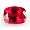 Image 1 : 10.00CT RED CUSHION-CUT RUBY LOOSE GEMSTONE