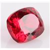 Image 2 : 10.00CT RED CUSHION-CUT RUBY LOOSE GEMSTONE
