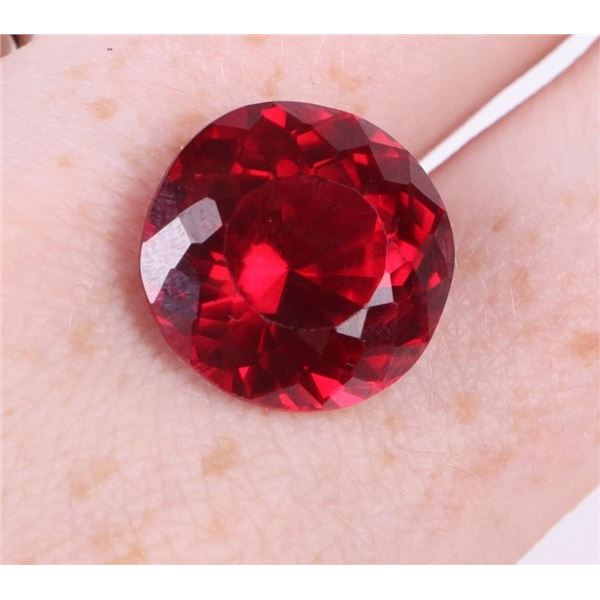 20.50CT LARGE ROUND RED RUBY W/ GIE CERT