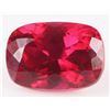 Image 1 : 10.85CT RED CUSHION-CUT RUBY LOOSE GEMSTONE
